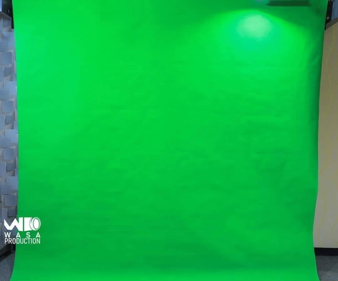 Green Screen inside Wasa Production studio in Addis Ababa